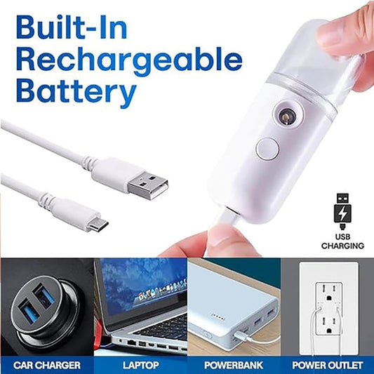 Portable Nano Facial Mist Sprayer | USB Rechargeable