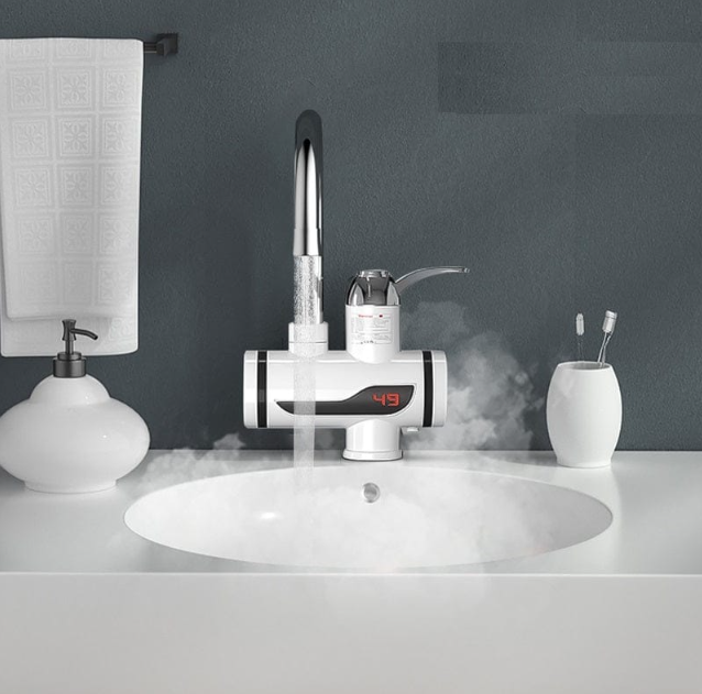 Instant Water Heater Kitchen Tap | Fast Heating Tankless Faucet